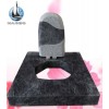 Germany style black tombstone