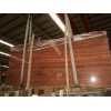 Red limstone slab